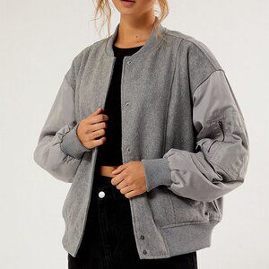 New - PacSun Wool Bomber Varsity Jacket (Size M/L)